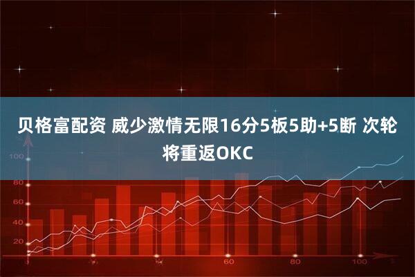 贝格富配资 威少激情无限16分5板5助+5断 次轮将重返OKC